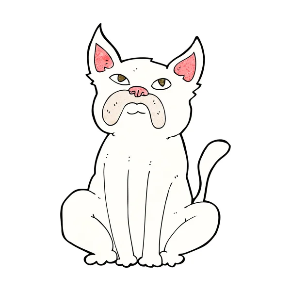 Dessin animé grognon petit chien — Image vectorielle