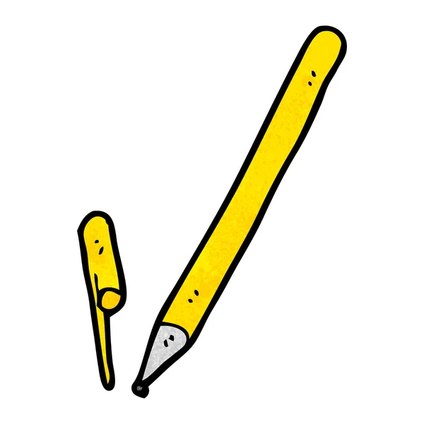 Pluma de dibujos animados — Vector de stock