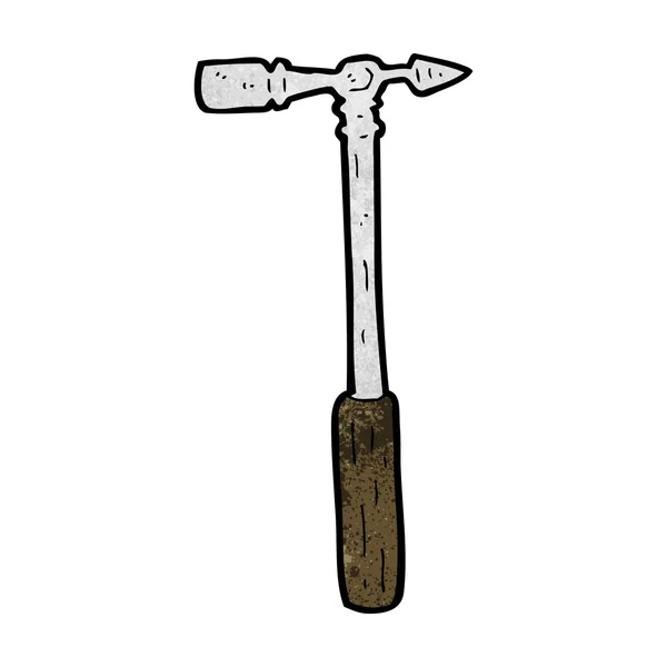 Martillo pin de dibujos animados — Vector de stock