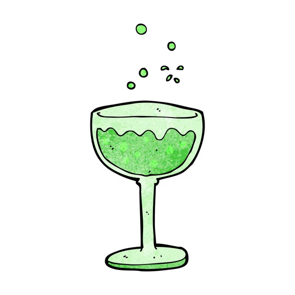 Cartoon sprankelende cocktail — Stockvector