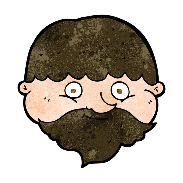 Hombre barbudo de dibujos animados — Archivo Imágenes Vectoriales