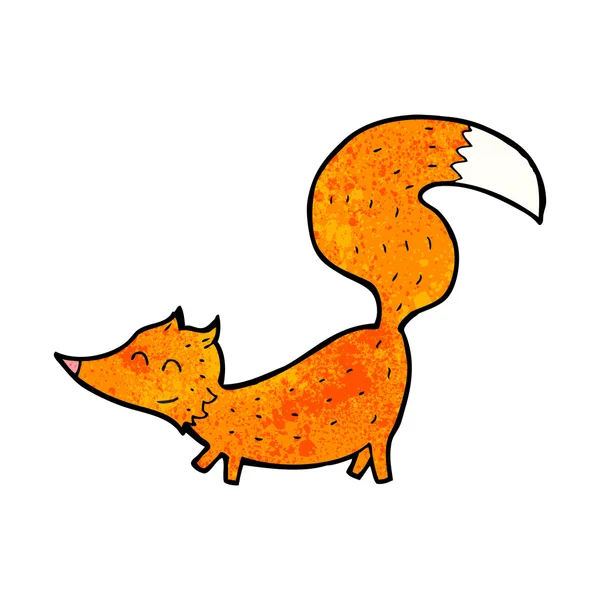 Dessin animé petit renard — Image vectorielle