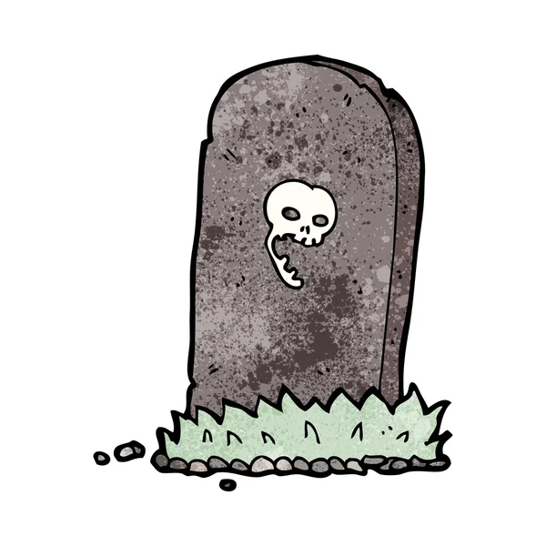 Моторошний могилу мультфільм — стоковий вектор