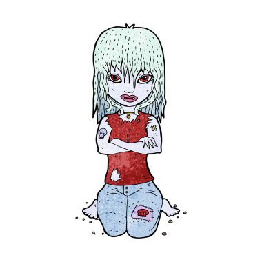 karikatür vampir kız