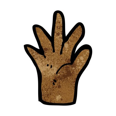 çizgi film el simgesi