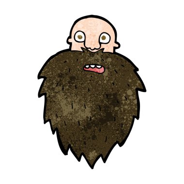 sakallı adam çizgi film