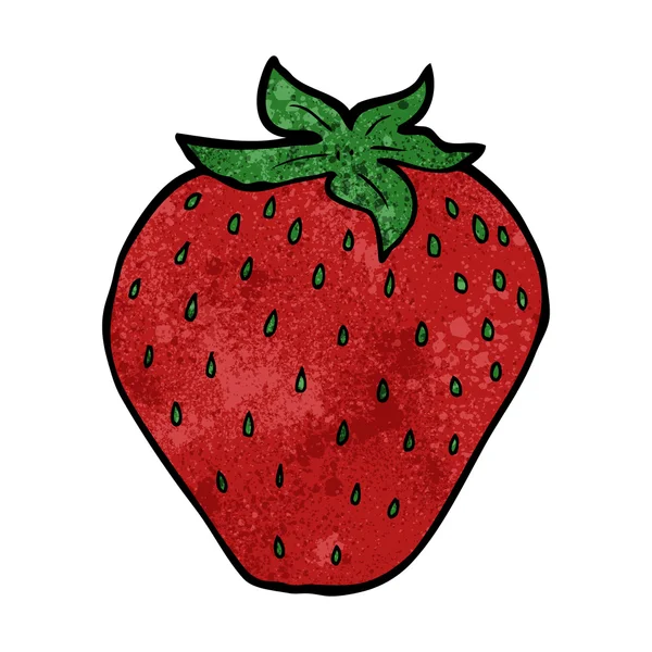 Caricature fraise — Image vectorielle