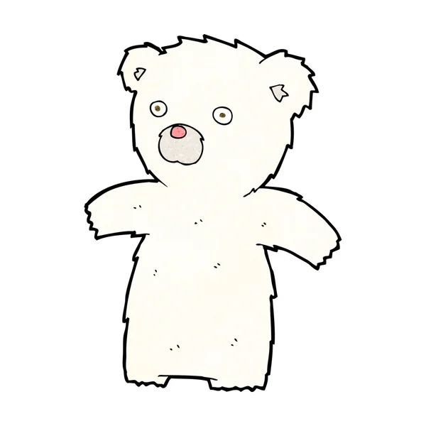 Urso polar dos desenhos animados — Vetor de Stock