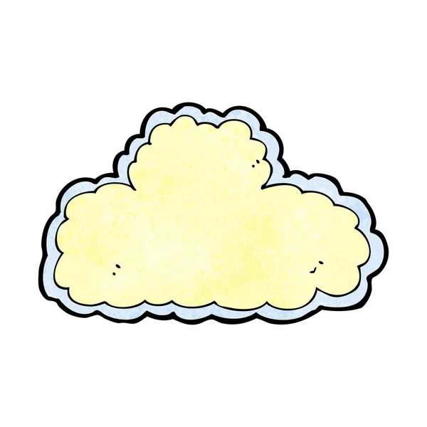 Cartoon wolk symbool — Stockvector
