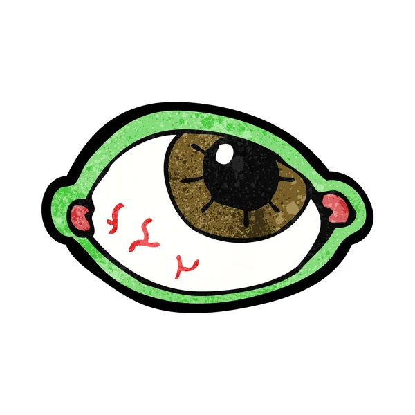 Gruseliges Auge — Stockvektor