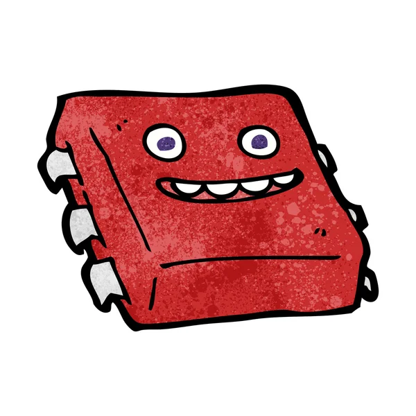 Chip de computadora de dibujos animados — Vector de stock