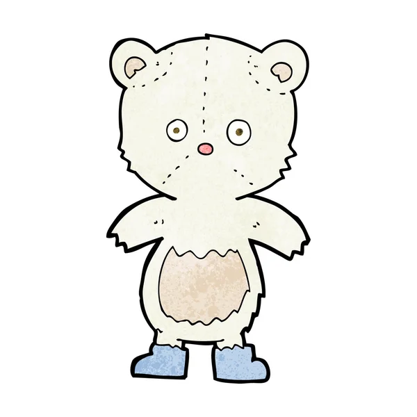 Cartoon polar bear cub — Stock Vector