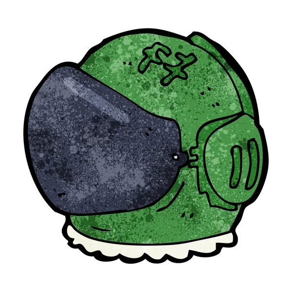 Capacete de astronauta dos desenhos animados — Vetor de Stock