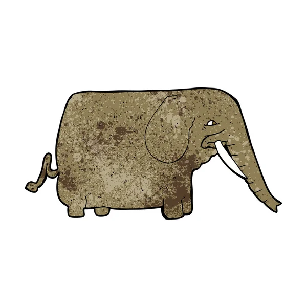Tecknad mammut — Stock vektor
