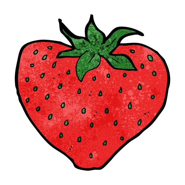 Caricature fraise — Image vectorielle