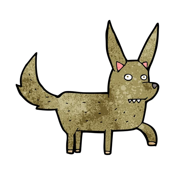 漫画の野生の犬 — ストックベクタ