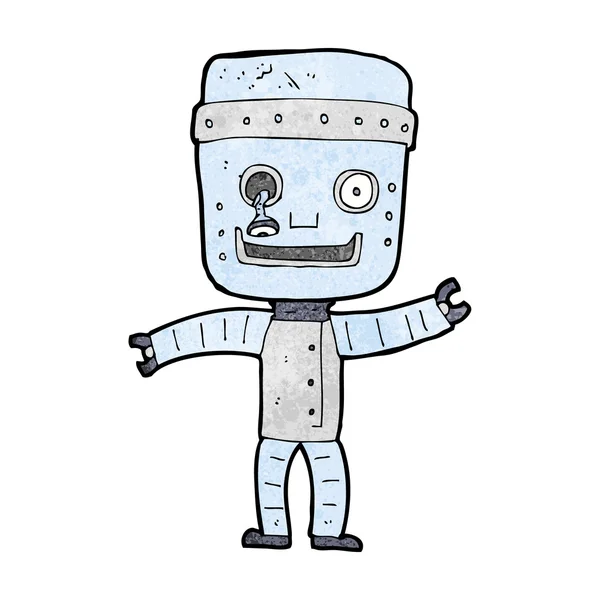 Cartoon lustige alte Roboter — Stockvektor