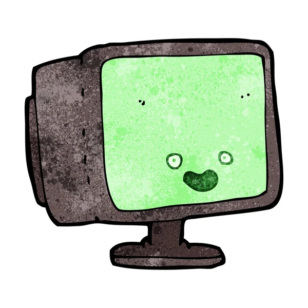 Desenho animado tela do computador — Vetor de Stock