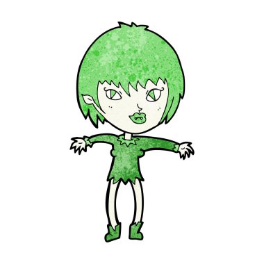 karikatür vampir kız