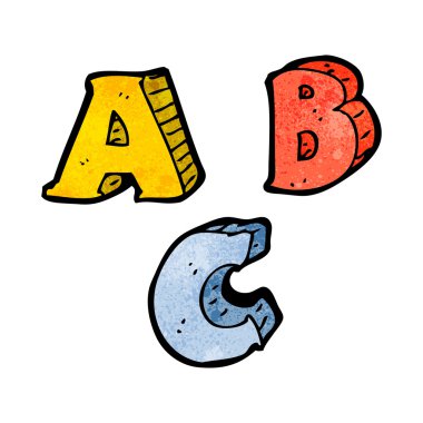 ABC harfleri cartoon