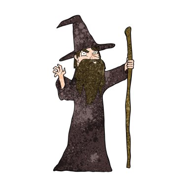 eski çizgi film Sihirbazı