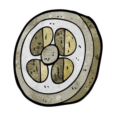 çizgi film Ortaçağ kalkan