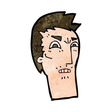 karikatür kızgın surat