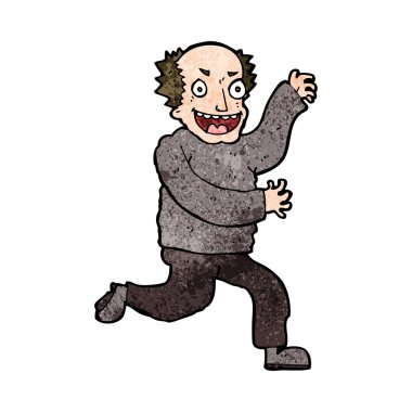 Çizgi film kötü yaşlı adam