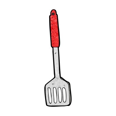 spatule de cuisine dessin animé