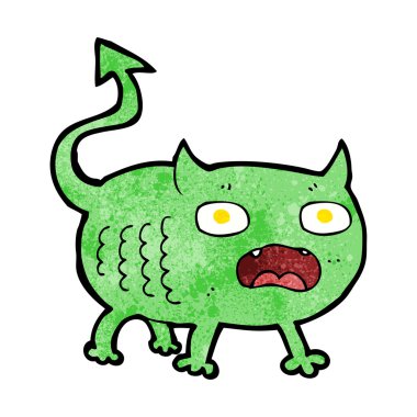 küçük küçük şeytan cartoon