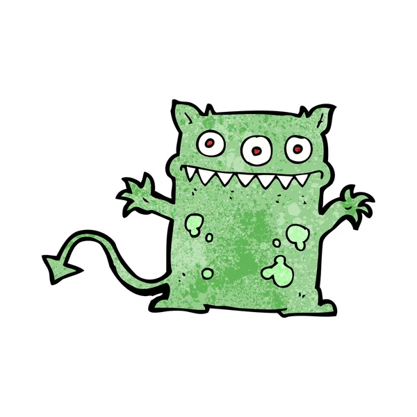 Cartoon kleine monster — Stockvector