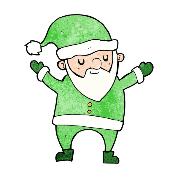 Cartoon dansende Santa Claus — Stockvector