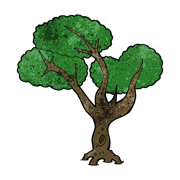 Cartoon träd — Stock vektor