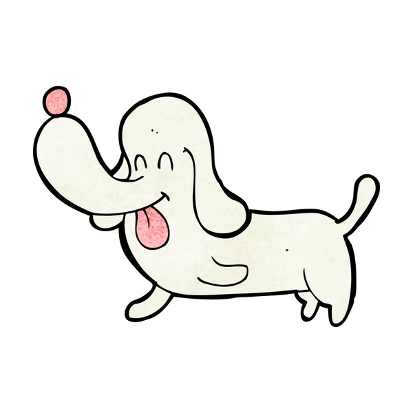 Щасливий собака мультфільм — стоковий вектор