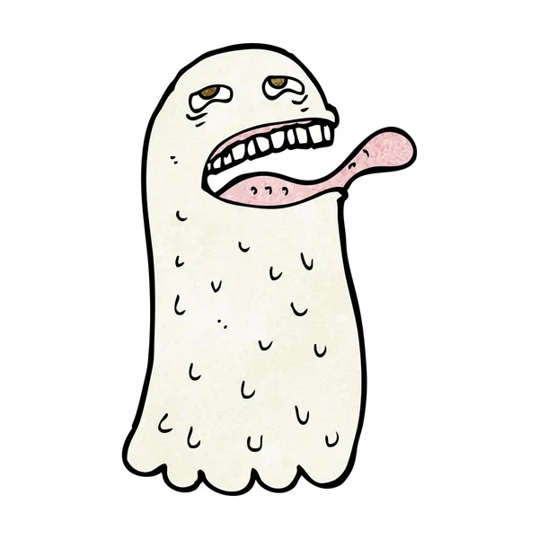 Cartoon funny ghost — Stock Vector