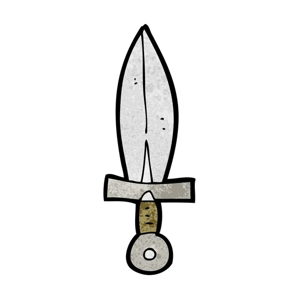卡通旧匕首 — 图库矢量图片