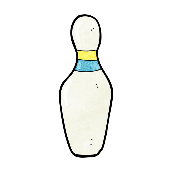 Kreslený deset pin bowling Kuželková — Stockový vektor