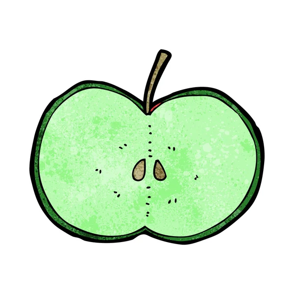 Caricature tranches de pomme — Image vectorielle