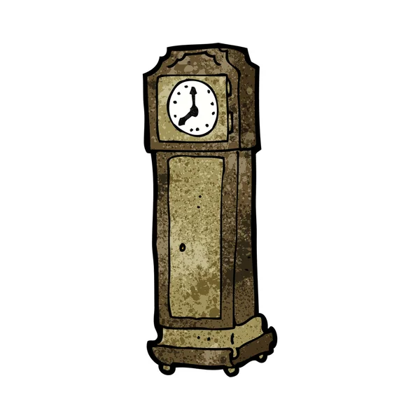 Мультфільм високі підлоговий годинник — стоковий вектор