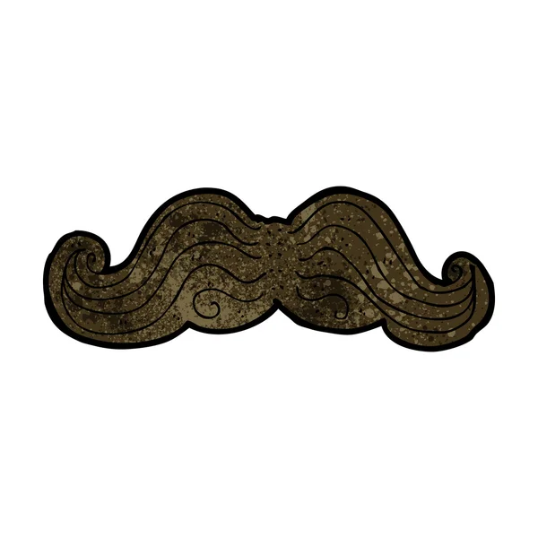 Bigode dos desenhos animados — Vetor de Stock