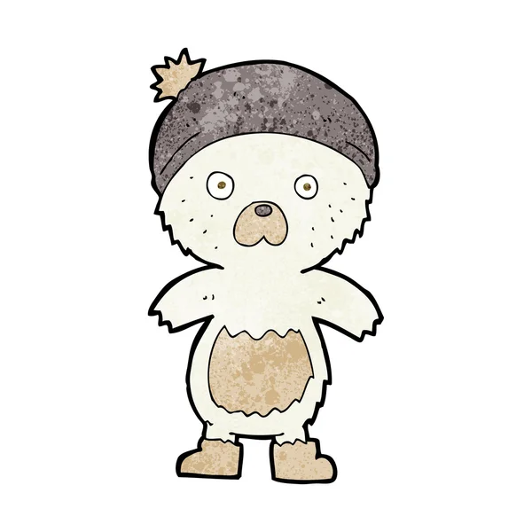 Dibujos animados lindo oso de peluche — Archivo Imágenes Vectoriales