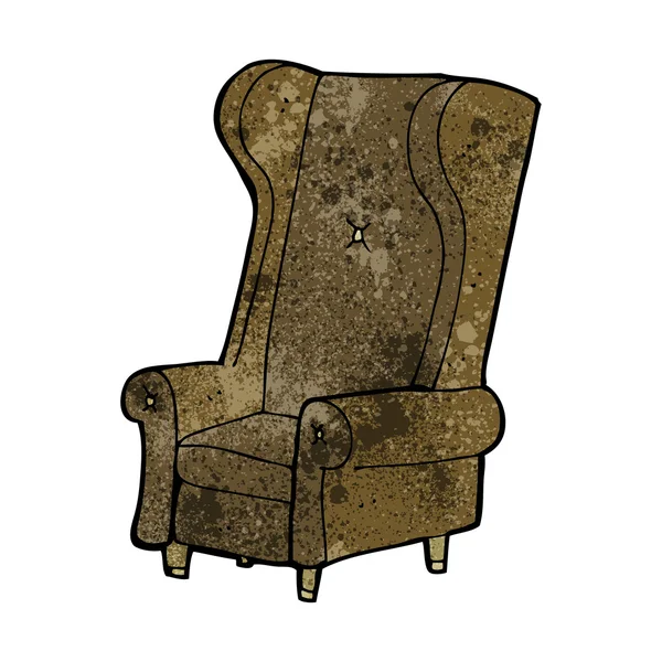 Desenhos animados cadeira velha — Vetor de Stock