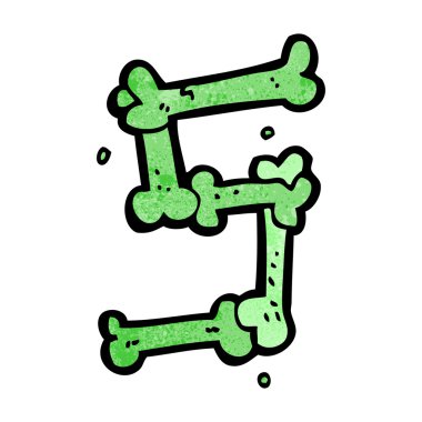 çizgi film cadılar bayramı kemik numarası