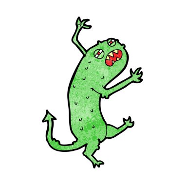 küçük canavar cartoon