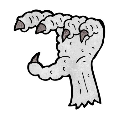 karikatür kuş pençe