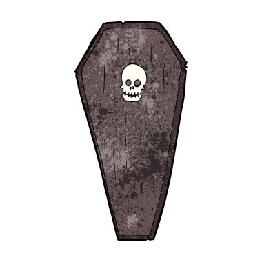 Spooky karikatür tabut