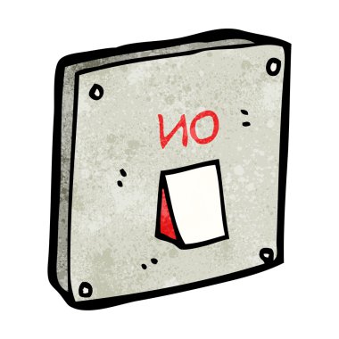 karikatür ışık anahtarı