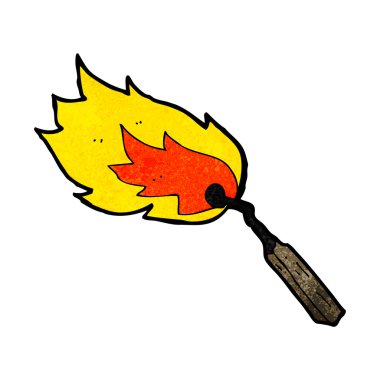 karikatür yanan maç