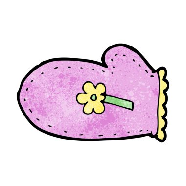 karikatür fırın eldiveni