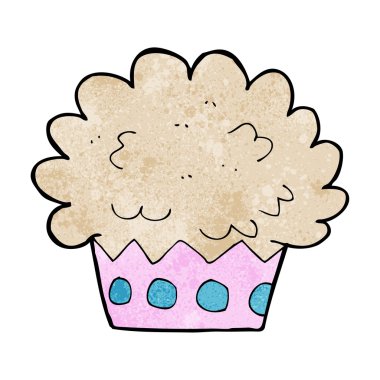 karikatür fincan kek